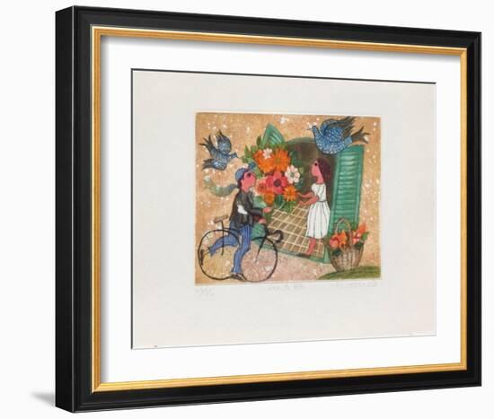 Sur Un Air De Fête-Françoise Deberdt-Framed Limited Edition