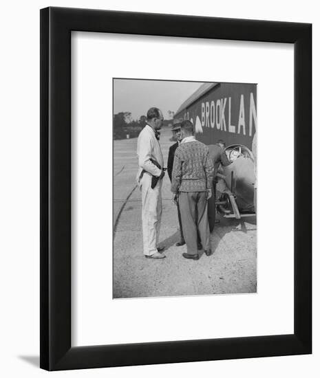 Surbiton Motor Club race meeting, Brooklands, Surrey, 1928-Bill Brunell-Framed Photographic Print