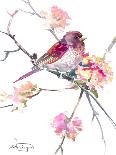 Ruby Throated Hummingbird-Suren Nersisyan-Art Print