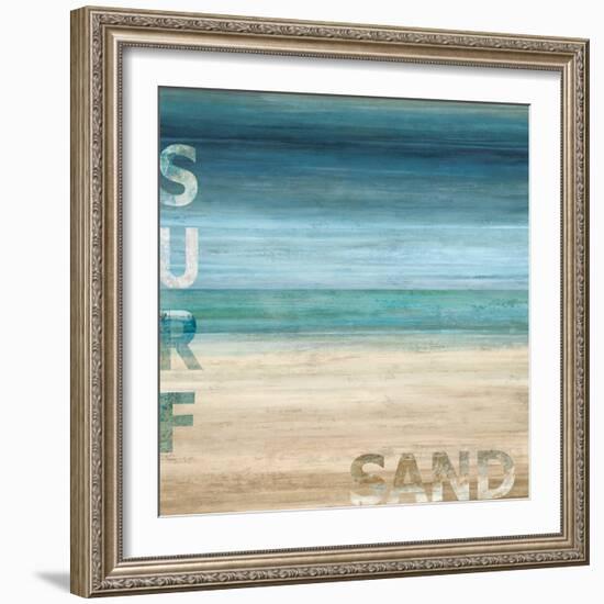 Surf and Sand-Luke Wilson-Framed Art Print