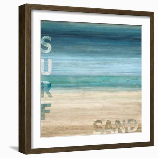 Surf and Sand-Luke Wilson-Framed Art Print