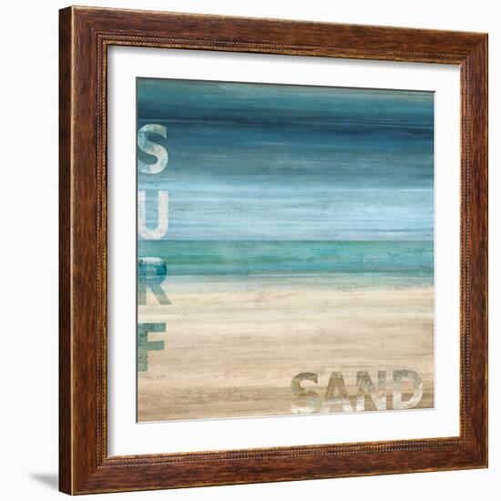 Surf and Sand-Luke Wilson-Framed Art Print