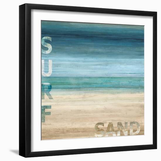 Surf and Sand-Luke Wilson-Framed Art Print