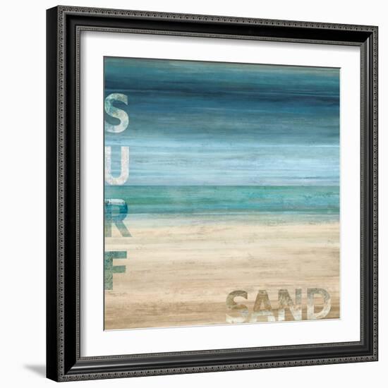 Surf and Sand-Luke Wilson-Framed Art Print