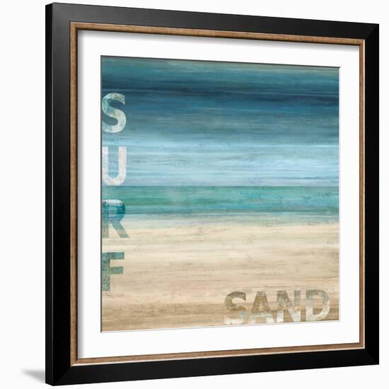 Surf and Sand-Luke Wilson-Framed Art Print