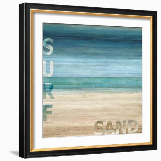 Surf and Sand-Luke Wilson-Framed Art Print