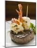 Surf and Turf (Seafood and Beef Steak)-null-Mounted Photographic Print
