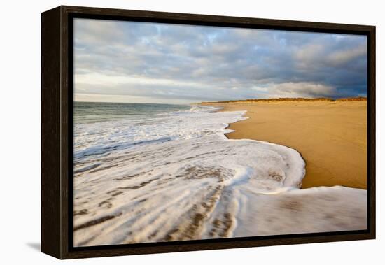 Surf at Coast Guard Beach in the Cape Cod National Seashore in Eastham, Massachusetts-Jerry and Marcy Monkman-Framed Premier Image Canvas