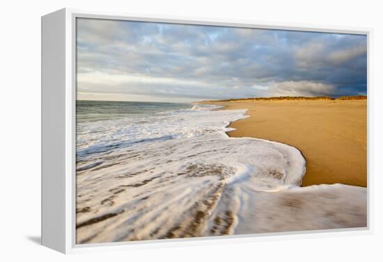 Surf at Coast Guard Beach in the Cape Cod National Seashore in Eastham, Massachusetts-Jerry and Marcy Monkman-Framed Premier Image Canvas