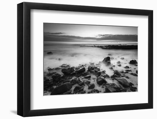 Surf at Dusk, Kailua-Kona, Hawaii, Usa-Russ Bishop-Framed Photographic Print