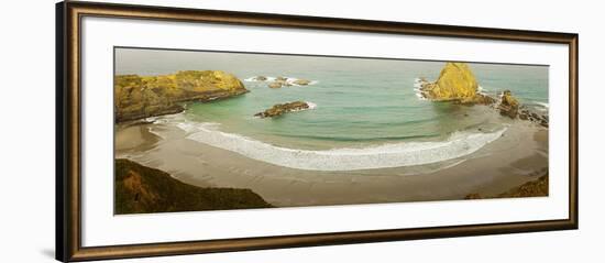 Surf at Fort Bragg, California, USA-null-Framed Photographic Print