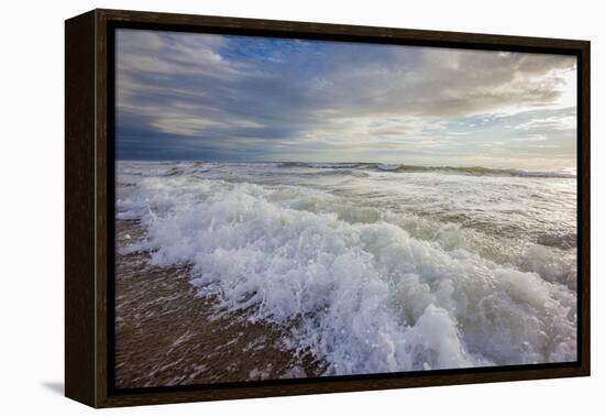 Surf at Nauset Light Beach in the Cape Cod National Seashore in Eastham, Massachusetts-Jerry and Marcy Monkman-Framed Premier Image Canvas