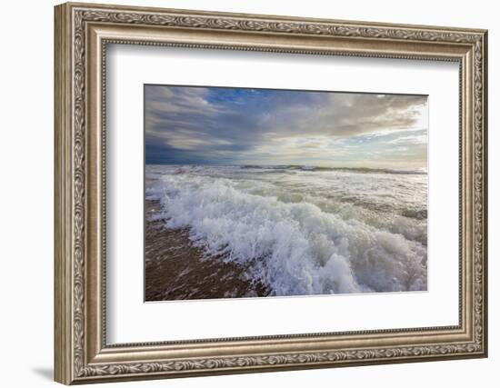 Surf at Nauset Light Beach in the Cape Cod National Seashore in Eastham, Massachusetts-Jerry and Marcy Monkman-Framed Photographic Print