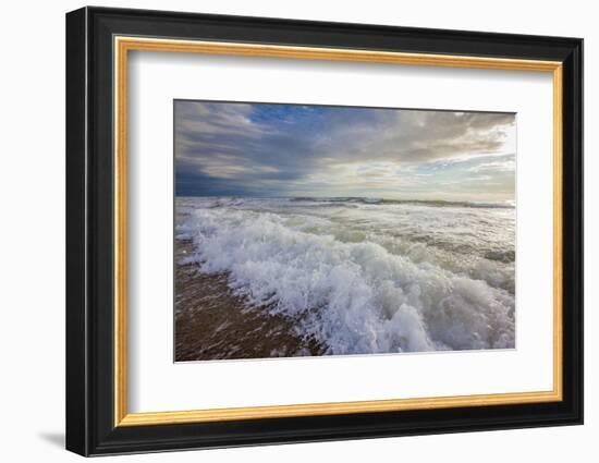 Surf at Nauset Light Beach in the Cape Cod National Seashore in Eastham, Massachusetts-Jerry and Marcy Monkman-Framed Photographic Print