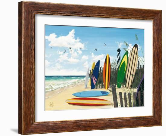 Surf Boards-Scott Westmoreland-Framed Art Print