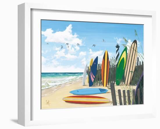 Surf Boards-Scott Westmoreland-Framed Art Print