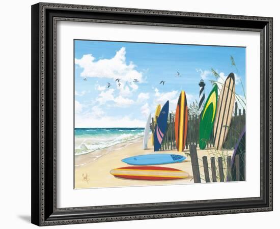 Surf Boards-Scott Westmoreland-Framed Art Print