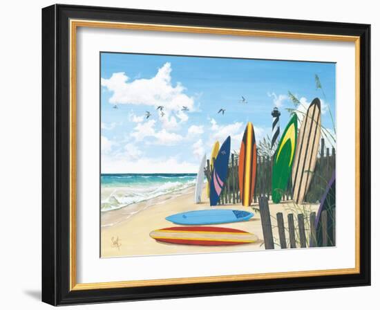 Surf Boards-Scott Westmoreland-Framed Art Print