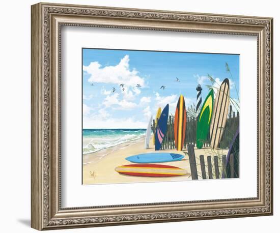 Surf Boards-Scott Westmoreland-Framed Premium Giclee Print