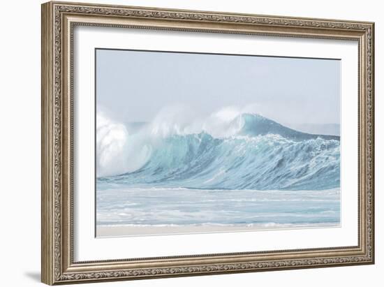 Surf Break Blue-Maggie Olsen-Framed Art Print