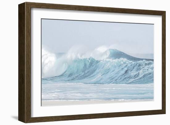 Surf Break Blue-Maggie Olsen-Framed Art Print