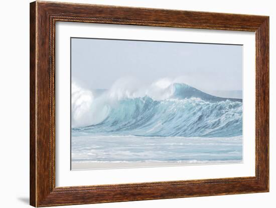 Surf Break Blue-Maggie Olsen-Framed Art Print