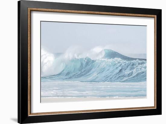 Surf Break Blue-Maggie Olsen-Framed Art Print