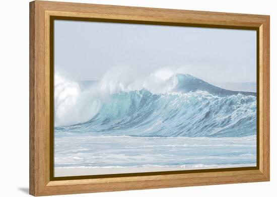 Surf Break Blue-Maggie Olsen-Framed Stretched Canvas