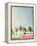 Surf Bus Pink-Design Fabrikken-Framed Premier Image Canvas