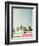 Surf Bus Pink-Design Fabrikken-Framed Photographic Print