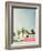 Surf Bus Pink-Design Fabrikken-Framed Photographic Print