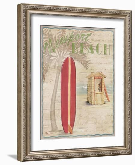 Surf City I-Paul Brent-Framed Art Print