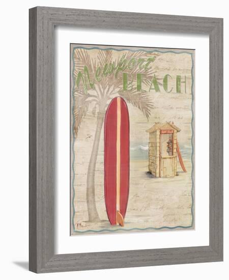 Surf City I-Paul Brent-Framed Art Print