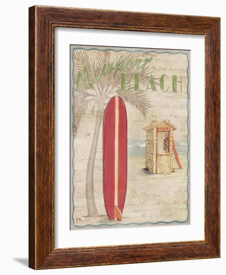 Surf City I-Paul Brent-Framed Art Print