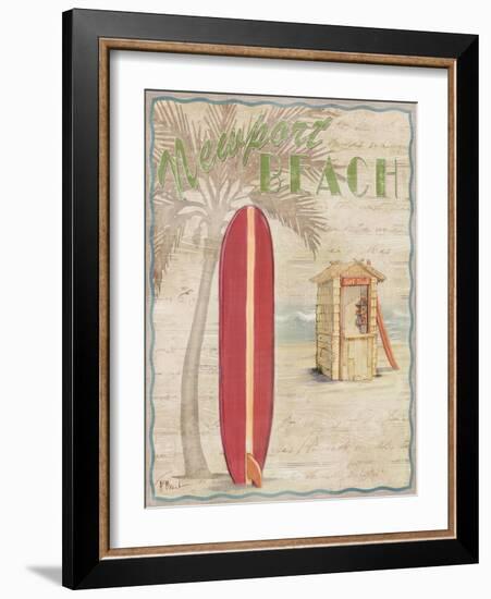 Surf City I-Paul Brent-Framed Art Print