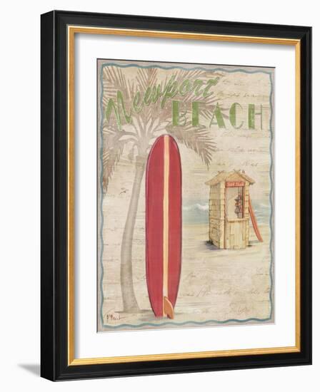 Surf City I-Paul Brent-Framed Art Print