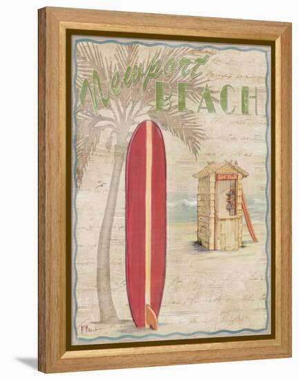 Surf City I-Paul Brent-Framed Stretched Canvas