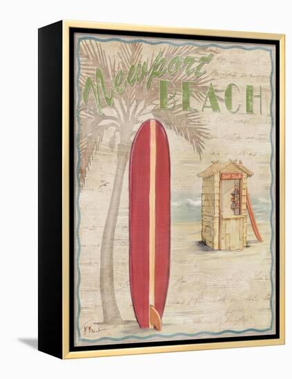 Surf City I-Paul Brent-Framed Stretched Canvas