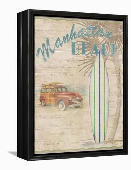 Surf City II-Paul Brent-Framed Stretched Canvas