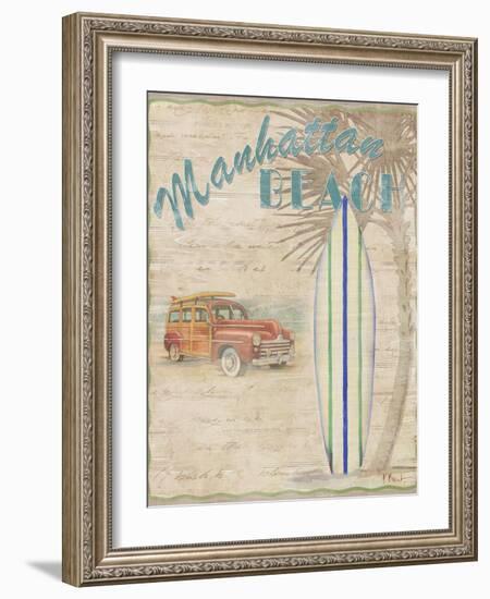 Surf City II-Paul Brent-Framed Art Print