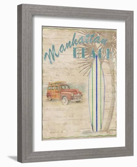 Surf City II-Paul Brent-Framed Art Print