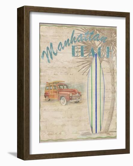 Surf City II-Paul Brent-Framed Art Print