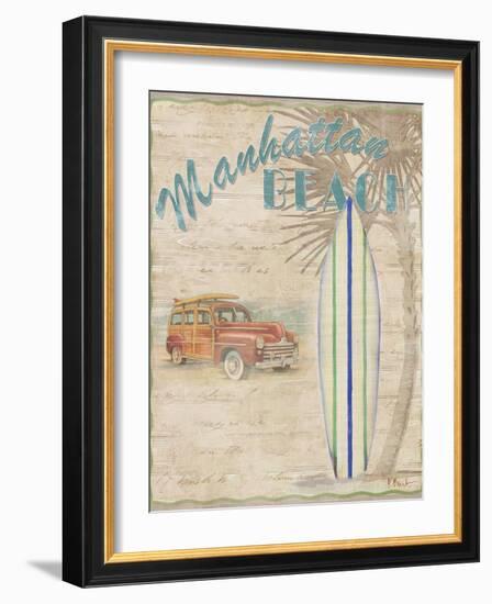 Surf City II-Paul Brent-Framed Art Print