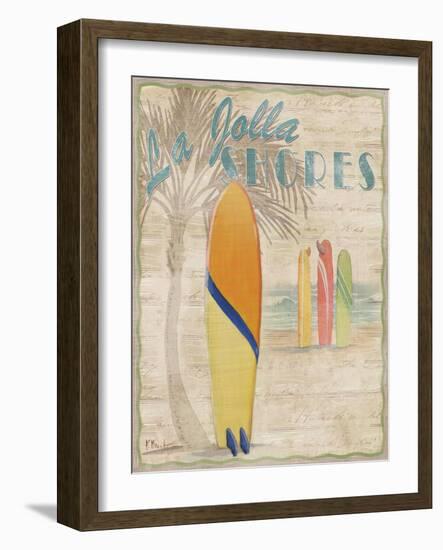 Surf City III-Paul Brent-Framed Art Print