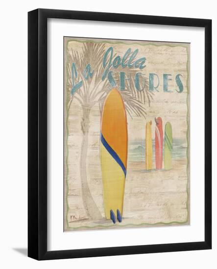 Surf City III-Paul Brent-Framed Art Print