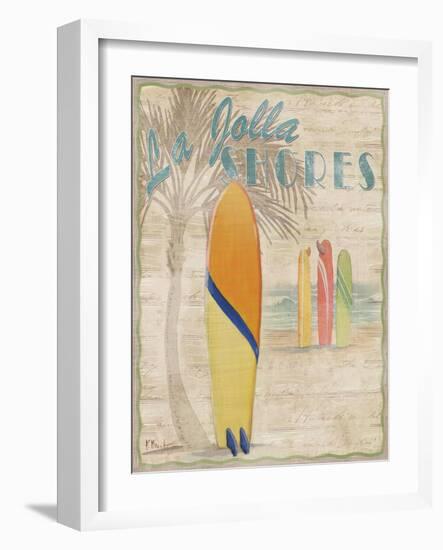 Surf City III-Paul Brent-Framed Art Print