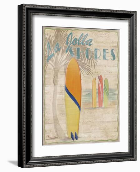 Surf City III-Paul Brent-Framed Art Print