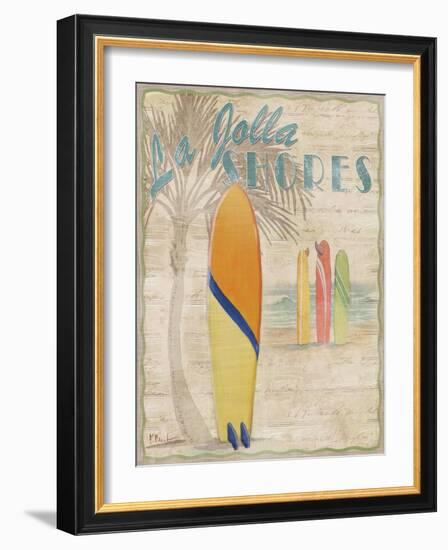 Surf City III-Paul Brent-Framed Art Print