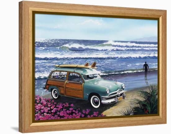 Surf City-Scott Westmoreland-Framed Stretched Canvas