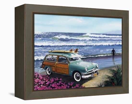 Surf City-Scott Westmoreland-Framed Stretched Canvas